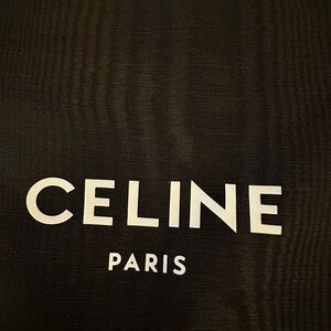 Celine Large black dust bag ￼